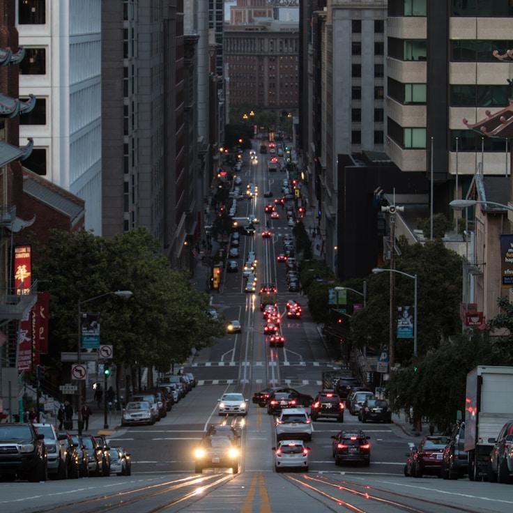 Sunset outdoors in Germany